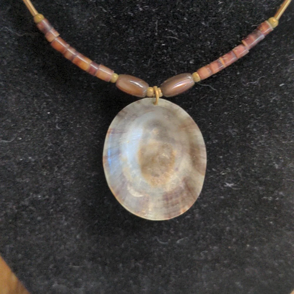 Beaded Shell Necklace jewelry